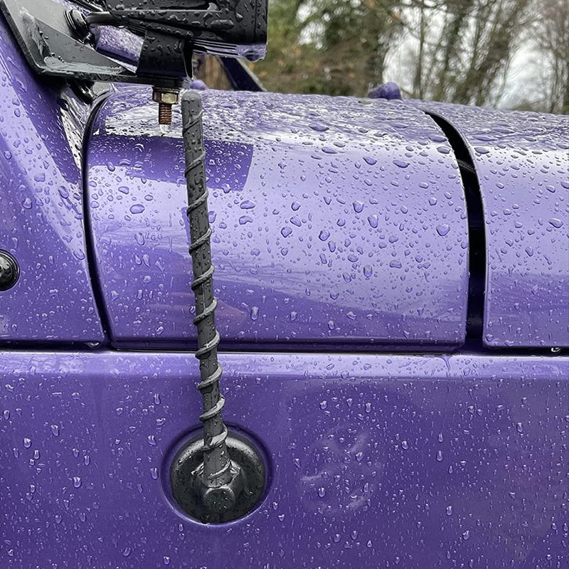 VOFONO هوائي قصير يناسب جيب رانجلر غلادياتور موهافي صحراوي روبكون JK JL JT غير محدود سبورت S ويليس 4xe ملحقات، هوائي بديل بطول 8 بوصات لسيارة جيب - Image 3